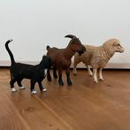 Schleich kat, geit en schaap, Ophalen of Verzenden, Gebruikt