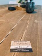 Tafel rond steigerhout met metalen poot, Ophalen of Verzenden, Nieuw, Rond