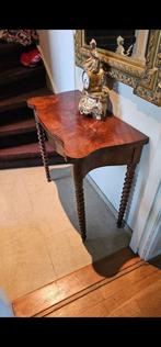 Oude Biedermeier speeltafel / sidetable., Ophalen
