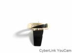 14773 14k Gouden Ring Met Onyx En Zirkonia Maat 16