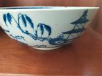Grote kom Chinees Kanton porselein 18e eeuw, Antiek en Kunst, Ophalen of Verzenden