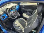 Fiat 500 1.0 Hybrid. Launch Ed. CLIM.CONTR.. 6-VERSN. LED., Voorwielaandrijving, Gebruikt, Met garantie (alle), Blauw