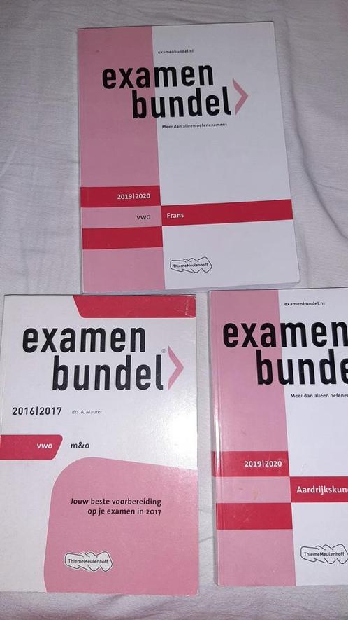 EXAMENBUNDEL VWO Frans aardrijkskunde M&O examens oefenen, Boeken, Schoolboeken, Gelezen, VWO, Ophalen of Verzenden