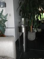 design bio ethanol haard met rvs en glas, hoogte ca 1.20 cm, Ophalen, Zo goed als nieuw, Vrijstaande haard, Overige soorten