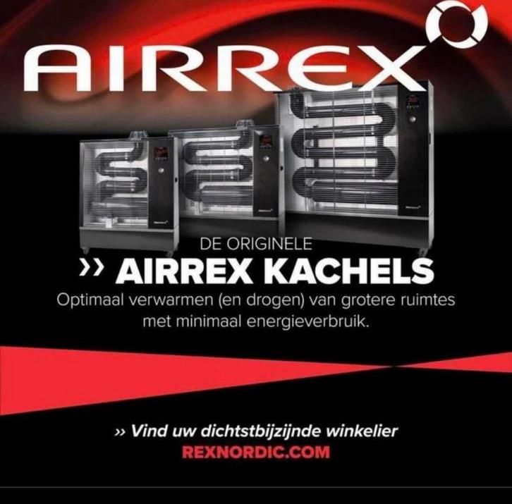 AIRREX BIOHEATERS AH200i  AH300i  AH800i, Doe-het-zelf en Verbouw, Verwarming en Radiatoren, Nieuw, Kachel, 30 tot 80 cm, 60 tot 150 cm