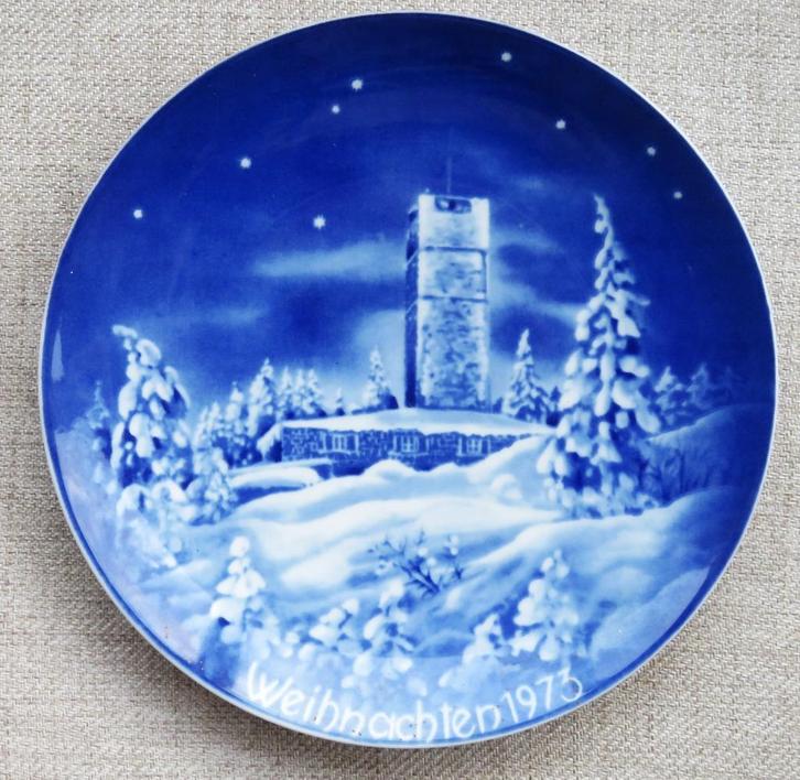 Wandbord Weihnachten 1973 Winterling Kirchenlamitz Bavaria, Diversen, Kerst, Ophalen of Verzenden