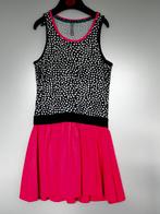 B.nosy jurk roze en donkerblauw 134-140 en witte stippen, Meisje, Ophalen of Verzenden, Zo goed als nieuw, Jurk of Rok