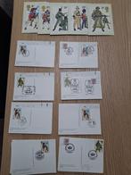 postzegel engeland militaren uniformen met speciale stempels, Verzenden, Gestempeld