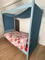 Hemelbed (200x90x197), Ophalen, 85 tot 100 cm, Gebruikt, Lattenbodem