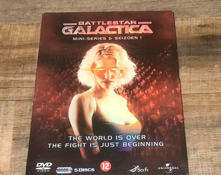 Battlestar Galactica - Seizoen 1-5 DVD Box, Cd's en Dvd's, Dvd's | Science Fiction en Fantasy, Zo goed als nieuw, Science Fiction