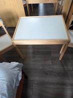 Kindertafel met 2 stoeltjes, Kinderen en Baby's, Kinderkamer | Tafels en Stoelen, Ophalen, Gebruikt, Tafel(s) en Stoel(en)