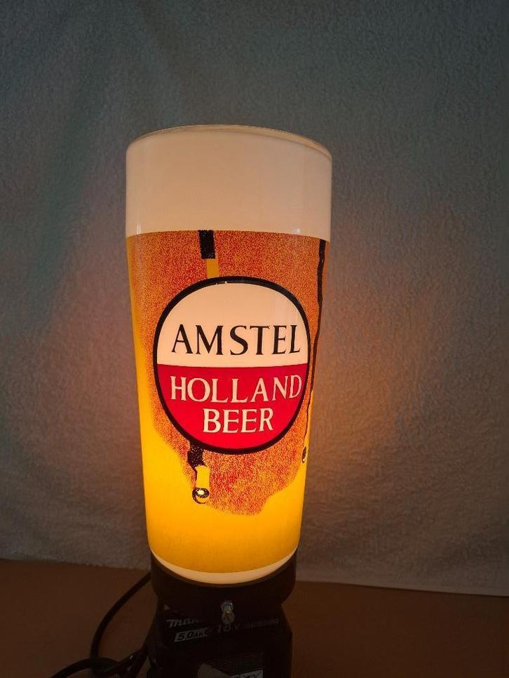Amstel Holland Beer  wandlamp zeldzaam licht reclame, Verzamelen, Merken en Reclamevoorwerpen, Gebruikt, Lichtbak of (neon) lamp