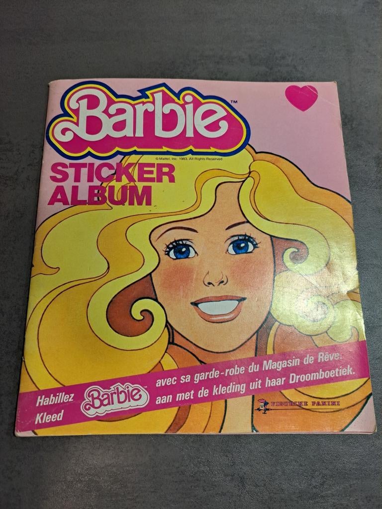 Barbie Panini Album 1983 - Niet Compleet, Ophalen of Verzenden, Gebruikt