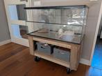 Terrarium (80x40x40) met verwijderbare scheidingswand, Hamster, Zo goed als nieuw, Hok, 75 tot 110 cm