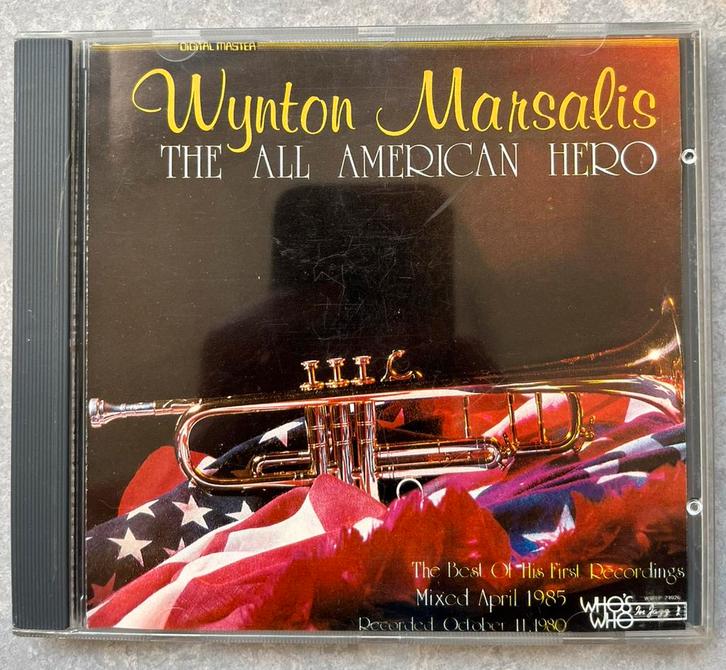 Wynton Marsalis - The All American Hero (cd jazz), Cd's en Dvd's, Cd's | Jazz en Blues, Zo goed als nieuw, Jazz, 1980 tot heden