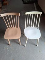 3 Houten Stoelen - Vintage Look, Ophalen, Gebruikt, Bruin