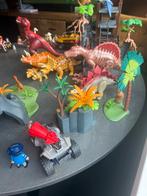 Playmobil grote dinosaurus set met vulkaan + basiskamp T rex, Ophalen of Verzenden