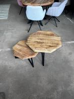 Salontafel Set 8 hoekig Mangohout Moods - outlet korting, Ophalen, Overige materialen, 50 tot 100 cm, Rond