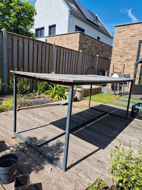 Eettafel Woood 190 x 90, Huis en Inrichting, Tafels | Eettafels, Gebruikt, 50 tot 100 cm, 150 tot 200 cm, Vijf personen of meer