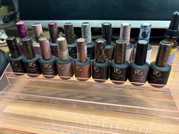 Pink Gellac, Sieraden, Tassen en Uiterlijk, Uiterlijk | Cosmetica en Make-up, Zo goed als nieuw, Handen en Nagels, Overige kleuren