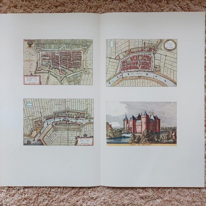 Historische kaart Naarden, Weesp, Muiden - Joan Blaeu, Boeken, Atlassen en Landkaarten, Zo goed als nieuw, Landkaart, Nederland