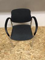 26x Grijze Vergaderstoelen, Huis en Inrichting, Stoelen, Gebruikt, Ophalen of Verzenden, Metaal, Grijs