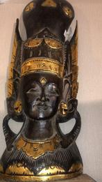 Houten Boeddha beeld, Antiek en Kunst, Ophalen of Verzenden