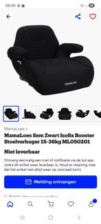 Comfortabele Zitverhoger tot 12 jaar - Afneembare Hoes, 15 t/m 36 kg, Afneembare rugleuning, Ophalen, Overige merken