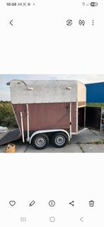 Goede, 2 paards trailer, Ophalen, Gebruikt