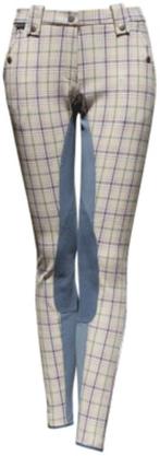 Harry's Horse Rijbroek check China Blue maat 152, Kinderen, Dressuur, Nieuw, Onderkleding