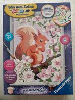 Schilderen op nummer - Romantische Eekhoorn, Ophalen of Verzenden, Nieuw, Schilderen op nummer