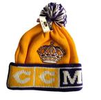 Los angeles kings vintage retro knit beanie nhl ccm met pom, Ophalen, Nieuw, Kleding