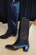 Leren laarzen, rechte schacht, maat 37½,, Kleding | Dames, Schoenen, Hoge laarzen, Overige kleuren, Ophalen of Verzenden, Zo goed als nieuw