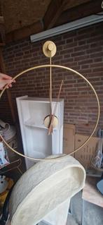 By boo wandklok messing, Huis en Inrichting, Lampen | Hanglampen, Ophalen, Nieuw