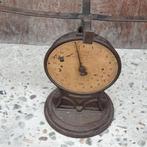 Antieke zware baby weegschaal met mand, Antiek en Kunst, Antiek | Gereedschap en Instrumenten, Ophalen of Verzenden