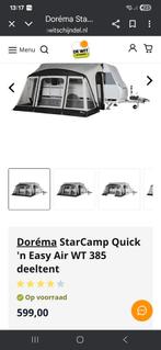 Dorema StarCamp Quick'n Easy Air WT 385 Deeltent, Ophalen of Verzenden, Nieuw, Starcamp