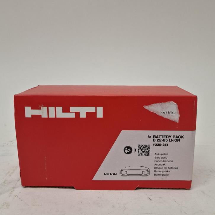 Hilti B 22-85 Nuron accu | Nieuw, Doe-het-zelf en Verbouw, Gereedschap | Overige machines, Zo goed als nieuw