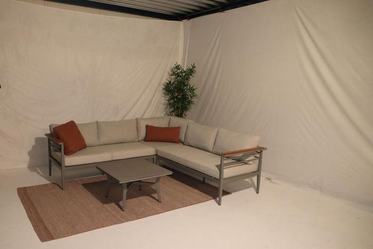 Garden Delight Loungeset aluminium hoekbank  SALE #13, Tuin en Terras, Tuinsets en Loungesets, Zo goed als nieuw, Tuinset, Aluminium