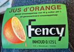 Frisdrank etiket Fency., Verzamelen, Ophalen of Verzenden, Gebruikt