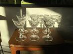 Handgeslepen kristal 6 borrelglaasjes/likeurglaasjes, Ophalen of Verzenden, Zo goed als nieuw, Borrel- of Shotglas