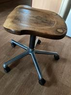 Houten kruk, Huis en Inrichting, Krukjes, Ophalen, In hoogte verstelbaar, Gebruikt, Hout