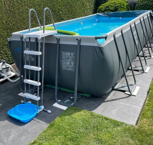 Intex Ultra XTR Frame Zwembad, Tuin en Terras, Zwembaden, Zo goed als nieuw, 120 cm of meer, 400 cm of meer, 200 tot 300 cm, Rechthoekig