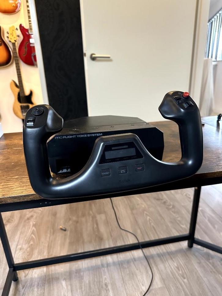 Logitech Yoke en Throttle, Computers en Software, Joysticks, Gebruikt, Ophalen