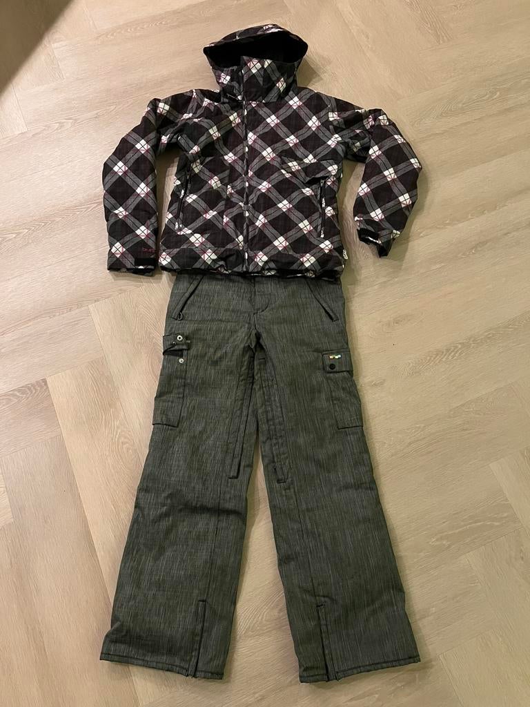 Snowboardjas Burton maat M en snowboardbroek Foursquare (S), Ophalen of Verzenden, Zo goed als nieuw, Maat 38/40 (M), Jack