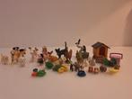 Schleich dieren en voer alleen als set te koop, Ophalen of Verzenden, Zo goed als nieuw, Poppenhuis