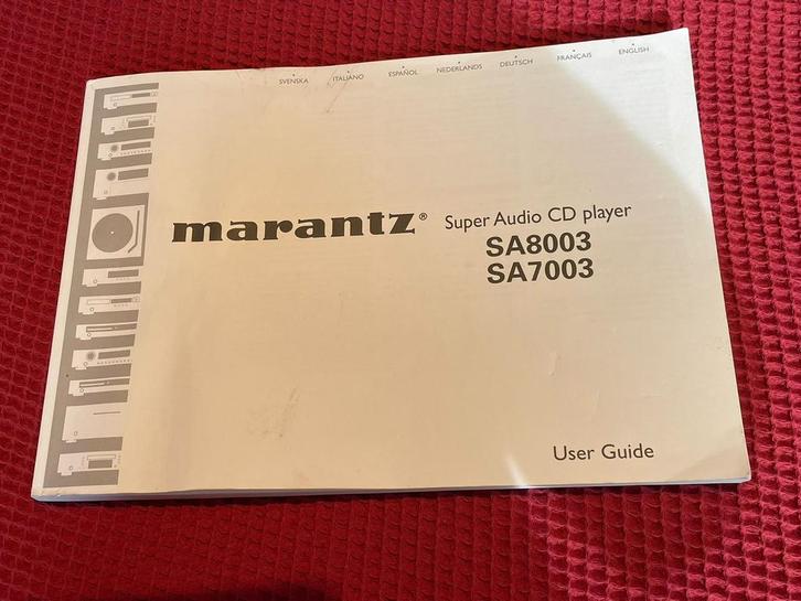 Marantz CD speler SA8002, Audio, Tv en Foto, Cd-spelers, Gebruikt, Marantz, Ophalen