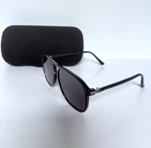 GUCCI Zwart aviator HEREN zonnebri, Sieraden, Tassen en Uiterlijk, Zonnebrillen en Brillen | Heren, Zo goed als nieuw, Zonnebril