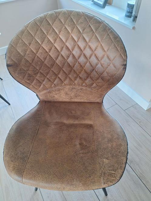 6 eetkamerstoelen: voor wie het kan gebruiken, Huis en Inrichting, Stoelen, Gebruikt, Vijf, Zes of meer stoelen, Stof, Overige kleuren