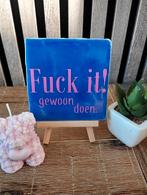 Leuke tekst tegeltjes, Huis en Inrichting, Woonaccessoires | Tekstborden en Spreuken, Ophalen of Verzenden, Nieuw