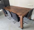 Eettafel van Henders en Hazel, Huis en Inrichting, Ophalen, Gebruikt, 100 tot 150 cm, Koloniaal